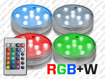 Submersible RGB LED Puck LED Montreal